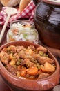 Goulash or pork stew Royalty Free Stock Photo