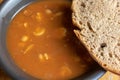 Goulash soup with bread Royalty Free Stock Photo