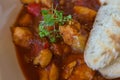 Goulash Soup Homemade Close Up. Stew With Fresh Toasted Bread. G Royalty Free Stock Photo