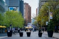 Gould Street, at Ryerson University, in Toronto, Ontario. Royalty Free Stock Photo