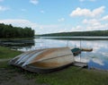 Gouldsboro Lake in the Pocono Mountains Royalty Free Stock Photo