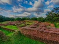 17-7-2022 Gour Malda West Bengal India , excavation site of Sen dynasty in west bengal