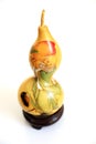 Gourd pyrographic artworks Royalty Free Stock Photo