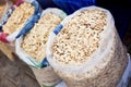 Gourd seed in an authentic bazaar