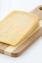 Gourmet aged cheddar cheese Royalty Free Stock Photo