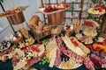 gourmet appetizers on the plate beautifully decorated cakes sweets