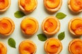 Gourmet apricot tart pastry delights pattern