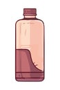Gourmet bottle label design illustration vector