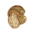 Gourmet Bread Slices Composition Royalty Free Stock Photo