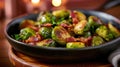 Gourmet Brussels Sprouts on Table