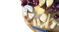 Gourmet cheese board Royalty Free Stock Photo