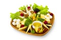 Gourmet Cheeseplate isolated Royalty Free Stock Photo