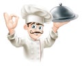 Gourmet chef illustration