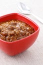 Gourmet chili beans with extra lean beef Royalty Free Stock Photo