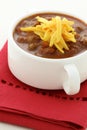 Gourmet chili beans with extra lean beef Royalty Free Stock Photo
