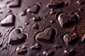 Gourmet Chocolate Hearts, Valentine\'s Day Concept