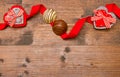 gourmet chocolates for Valentine's Day Royalty Free Stock Photo