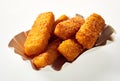 Gourmet crispy golden deep fried potato fingers