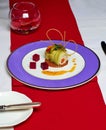 Gourmet cuisine molecular food artwork