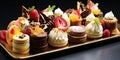 Gourmet Dessert Platter - Sweet Symphony - Exquisite and Indulgent - Dessert Lover\'s Paradise
