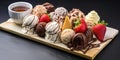 Gourmet Dessert Platter - Sweet Symphony - Exquisite and Indulgent - Dessert Lover\'s Paradise