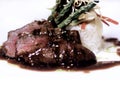 A gourmet fillet mignon steak Royalty Free Stock Photo