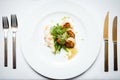 Gourmet food scallops Royalty Free Stock Photo