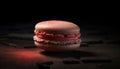 A gourmet French macaroon stack, indulgent indulgence generated by AI