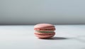 Gourmet French macaroon stack, a sweet indulgence generated by AI