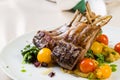 Gourmet lamb chops Royalty Free Stock Photo