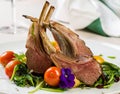 Gourmet lamb chops Royalty Free Stock Photo