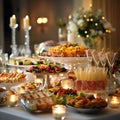 Gourmet Grandeur: An Exquisite Reception Buffet
