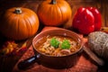 Gourmet hearty goulash soup Royalty Free Stock Photo