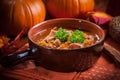 Gourmet hearty goulash soup