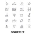 Gourmet icon set