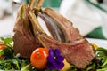 Gourmet lamb chops Royalty Free Stock Photo