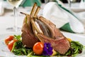 Gourmet lamb chops Royalty Free Stock Photo