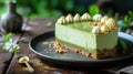 Gourmet Matcha Cheesecake Elegance