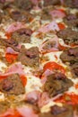 Gourmet meat lover's pizza