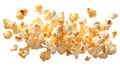 Gourmet Popcorn Collection on White Background for Creative Projects Royalty Free Stock Photo