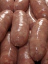 Gourmet raw sausages Royalty Free Stock Photo