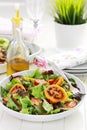 Gourmet salad with tamarillos