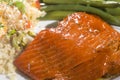 Gourmet Salmon Dinner Royalty Free Stock Photo