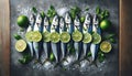 gourmet sardines with lime and herbs, a prelude to a feast