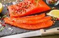 Gourmet Sliced salted salmon