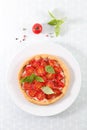 Gourmet tomato quiche