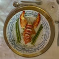 Whole Steamed Lobster Served Unshelled