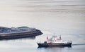 Gourock, Scotland, UK, February 25th 2023, Caledonian MacBrayne ferry arriving at Gourock following repair works