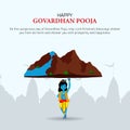 Govardhan Puja is a Hindu festival that honors Lord Krishna\'s