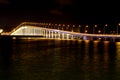 Governador Nobre de Carvalho Bridge At Night, Macau, China Royalty Free Stock Photo